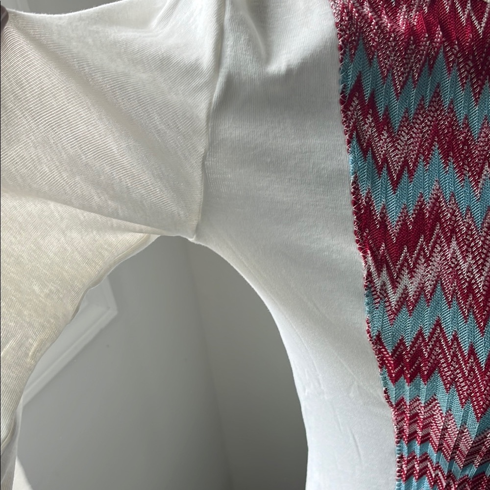 Missoni Collection Long Sleeve Patchwork Top Size… - image 4
